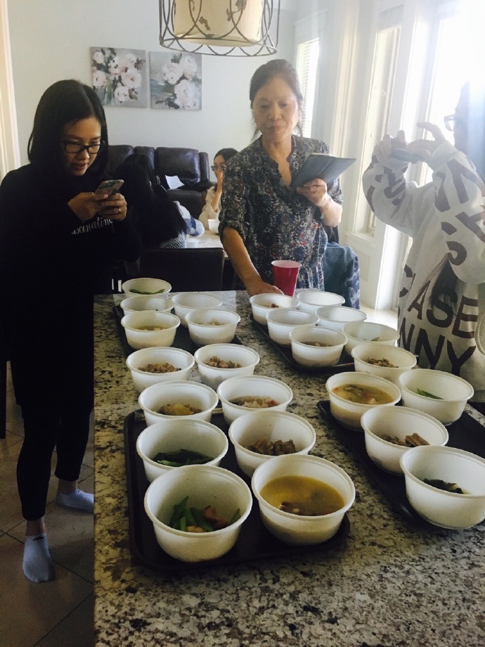 加拿大月子会所,温馨美加月子中心,月子餐,试吃